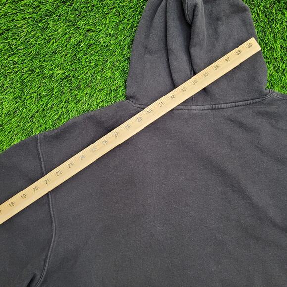 Oklahoma State Cowboys Hoodie Large 25x25 Boxy Faded-Black - Picture 5 of 14